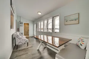 Image of Dock & Views: Lake Mitchell Home in Cadillac!