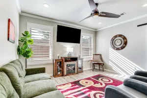 Image of Fenced Yard: Modern Barndominium in Amarillo!