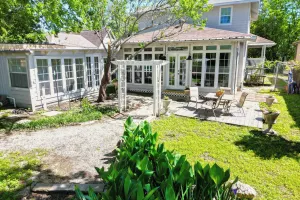 Image of Backyard, Deck & Fire Pit: Conroe Getaway