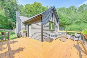Image of Cabin w/ Fire Pit - 7 Mi to Downtown Carrollton!