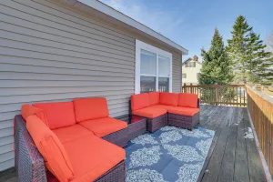 Image of Lakefront Home w/ Yard & Views in Cheboygan!