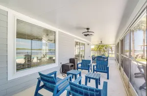 Image of Boat Dock & Pool: Bayfront Crystal River Home