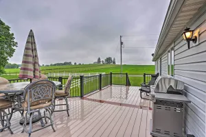 Image of Millersburg Home with Covered Porch and Fire Pit!