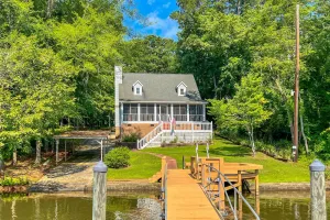 Image of Sunny Lakefront Escape in Prosperity w/ Dock!