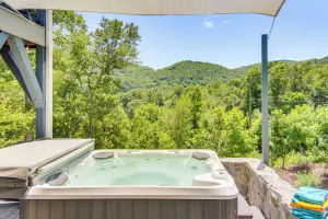 Image of Comfy Asheville Vacation Rental with Hot Tub!