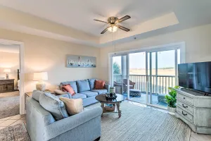 Image of Breezy Darien Condo w/ Tranquil Marsh Views!