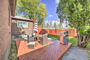 Image of Walk to Midtown Reno Retreat with Furnished Deck!