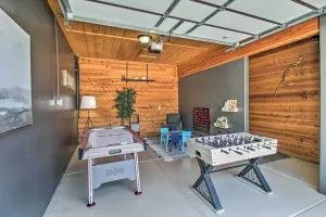 Image of Game Room and Private Dock Lakeside Cabin!