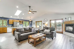 Image of Private Lakefront Retreat with Hot Tub, Deck and Views