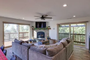 Image of Ski, Hike & Fish: Mtn-view Gem w/ Deck in Tuolumne