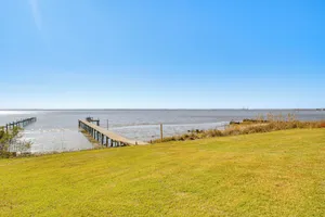 Image of Private Patio & Hot Tub: Bayside Home in Pace!