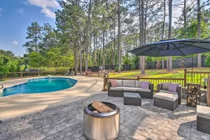 Image of Peaceful Southern Pines Home with Pool and Yard!