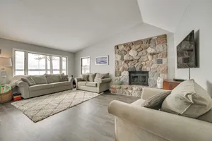 Image of Dock & Views: Lake Mitchell Home in Cadillac!