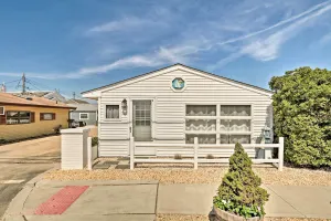 Image of Beachy Lavallette Cottage with Outdoor Shower, Patio