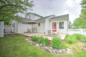 Image of Furnished Deck & Playset: Irish Hills Farmhouse!