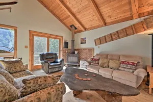 Image of Remote Cabin with Fire Pit 3 Miles to Stowe Mtn!