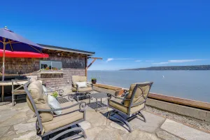 Image of Waterfront Gem w/ 2 Patios on Camano Island