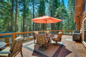 Image of Lake Almanor Cabin w\/ Deck & Beach Access