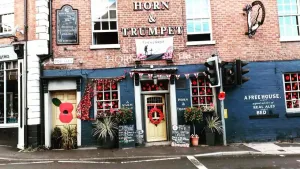 Image of horn and trumpet