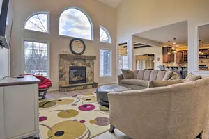 Image of Spacious Hersey House with Pool, Fireplace and More!
