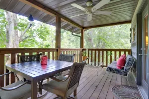 Image of Cozy Smoky Mtn Retreat on River with Fire Pit and Deck