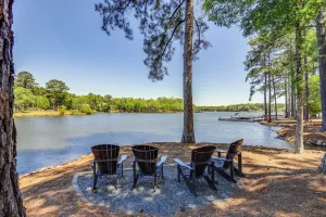 Image of Lakefront Oconee Vacation Rental w/ Patio & Views!