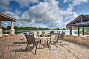 Image of Lakefront Wallis Ranch with Private Beach and Patio!
