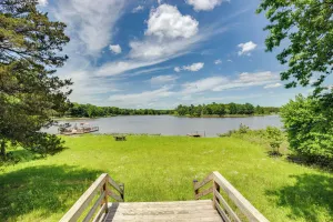 Image of Cabin on Lake Raymond Gary w/ Dock, Grill & Views!
