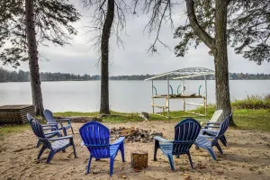 Image of Brainerd Cabin: Waterfront Fire Pit + Lake Access!