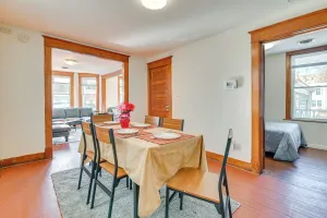 Image of Walk to Washington Park: Remote Work-ready Apt!