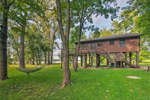 Image of Cozy Riverfront Getaway Fishing On-Site!