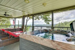 Image of River-view Somerset Home: Large Deck, Fire Pit!