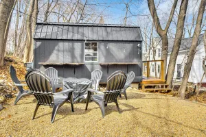 Image of 1 Block to Main Street: Wolfeboro Home w/ Fire Pit