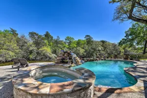 Image of Waterfront Family Home with Patio in Hitchcock