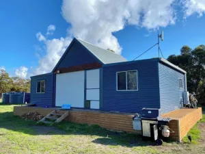 Image of Great Couple and Family Country Cabin