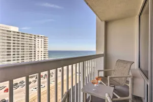 Image of Ocean-View Daytona Beach Resort Retreat with Balcony