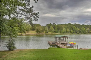 Image of Waterfront Greenwood Getaway with Deck and Grill!