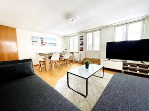 Image of Beautiful Old Building Apartment In The Center