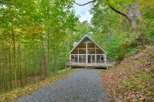 Image of Serene Fancy Gap Cabin Retreat in Private Setting!