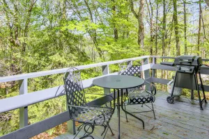 Image of 1 Mi to Pisgah Natl Forest: Wooded Haven w/ Deck