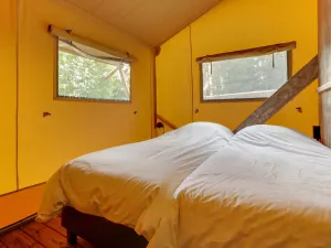 Image of Tent Lodge With Sanitary Facilities at the Bedafse Bergen - Campsite