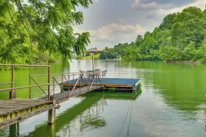 Image of Modern Tims Ford Lake Home with Private Dock and Pool!