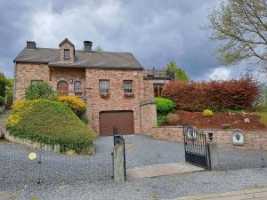 Image of Holiday Home with Garden Terrace and Jacuzzi in season in Vielsalm