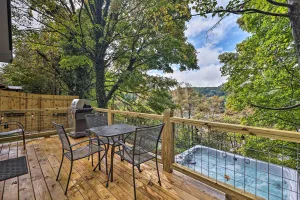 Image of Hilltop Hideaway with Scenic Views and Hot Tub!