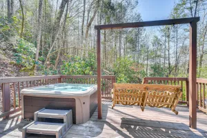 Image of Serene Townsend Cabin Rental w/ Hot Tub & Grill!