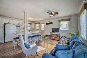 Image of Lakeview Mecosta Cottage with Grill and Fire Pit