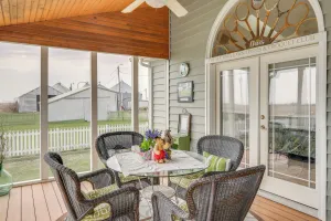 Image of Tennis Court & Deck: Pet-friendly Charles City Gem