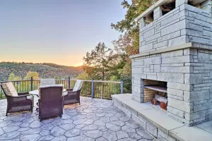Image of Mountain View Hideaway with Outdoor Fireplace!