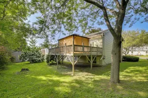 Image of Waterville Home Rental w/ Private Yard + Deck!