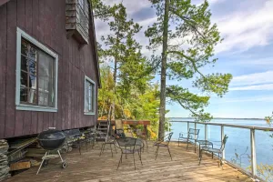 Image of Charming Stop Island Cabin w/ Boat Dock & Beach!